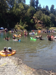 The scene on the Eel River.
